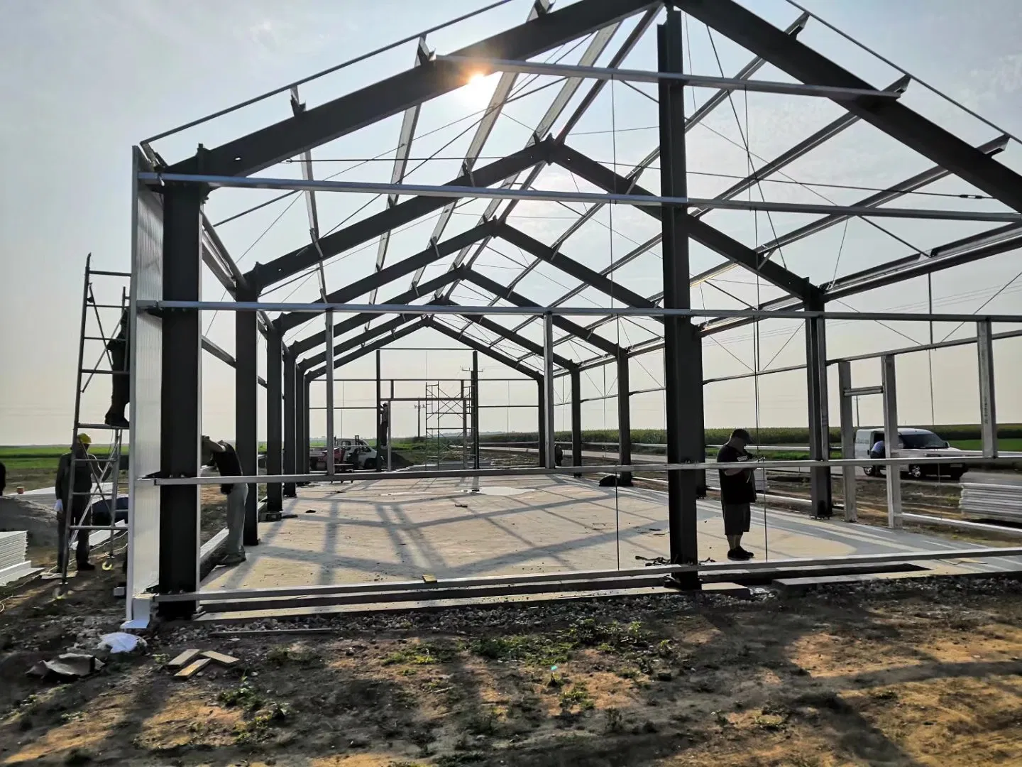 Steel Structure Industrial Property Development and Infrastructure Building