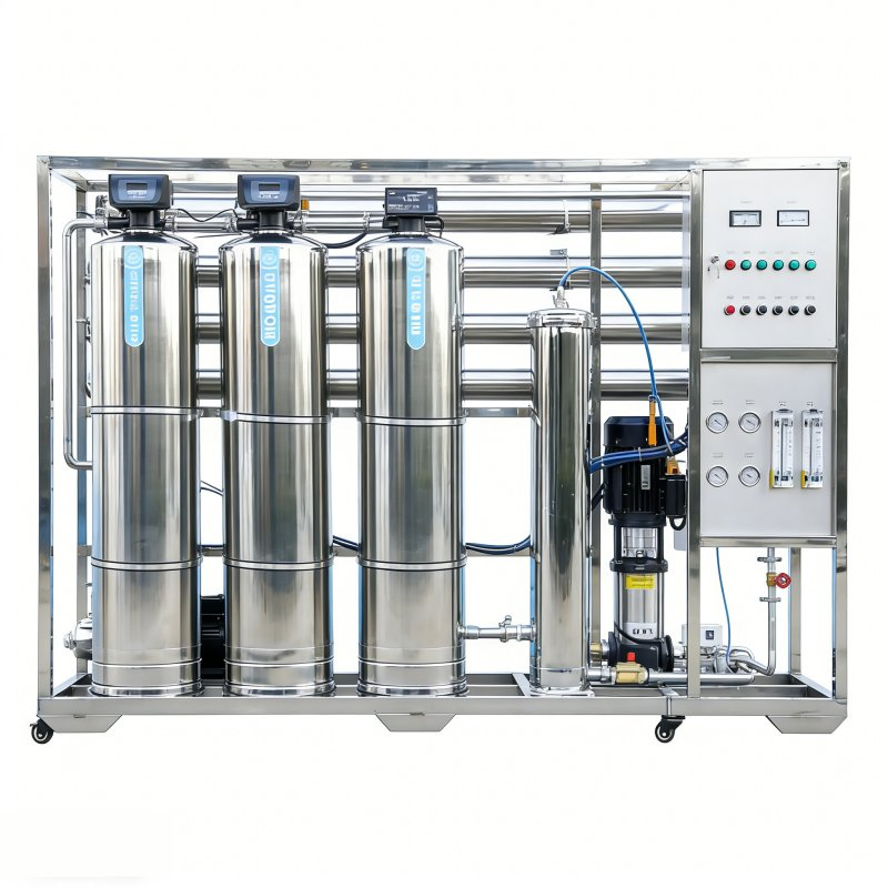 Food Grade Stainless Steel Industrial Reverse Osmosis Water Filter System RO Water Treatment Plant 2000lph for Drinking Water RO Treatment Plant