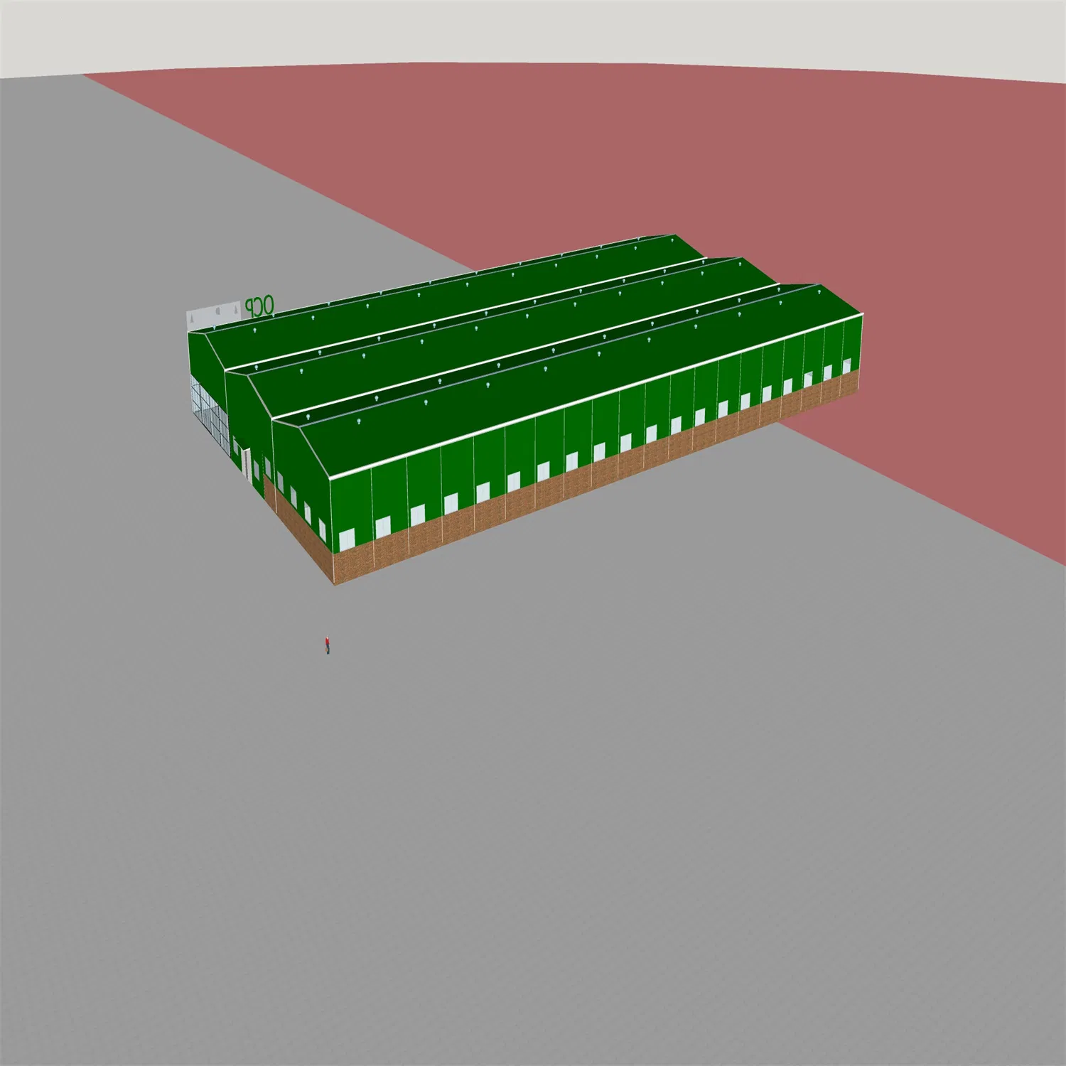 Prefabricated Metal Frame Factory Building Construction; Agricultural Steel Structure Building