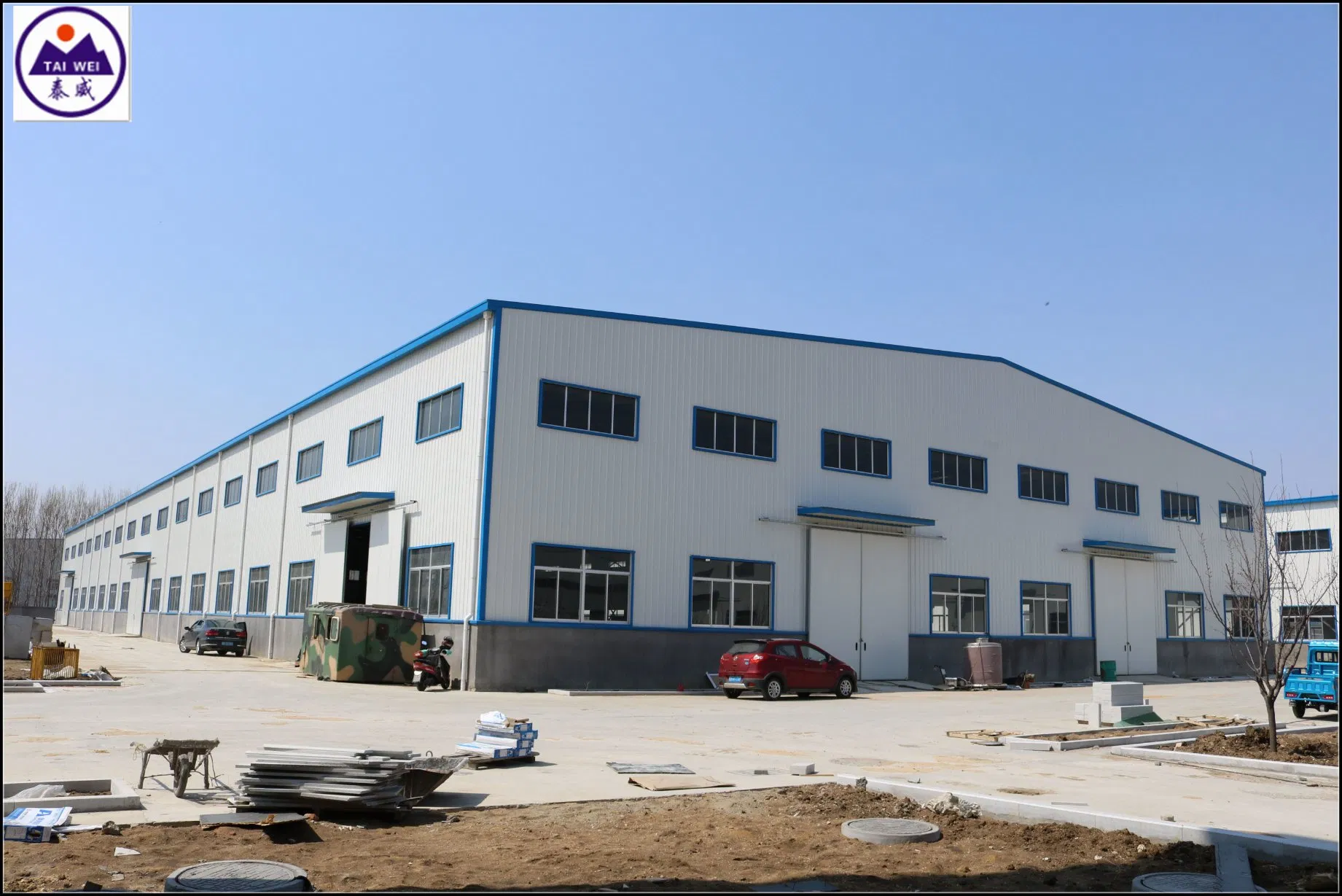Prefabricated/Prefab Warehouse/Workshp/Cold Storage/Car Garage Steel Structure for Metal Building (TW770J)