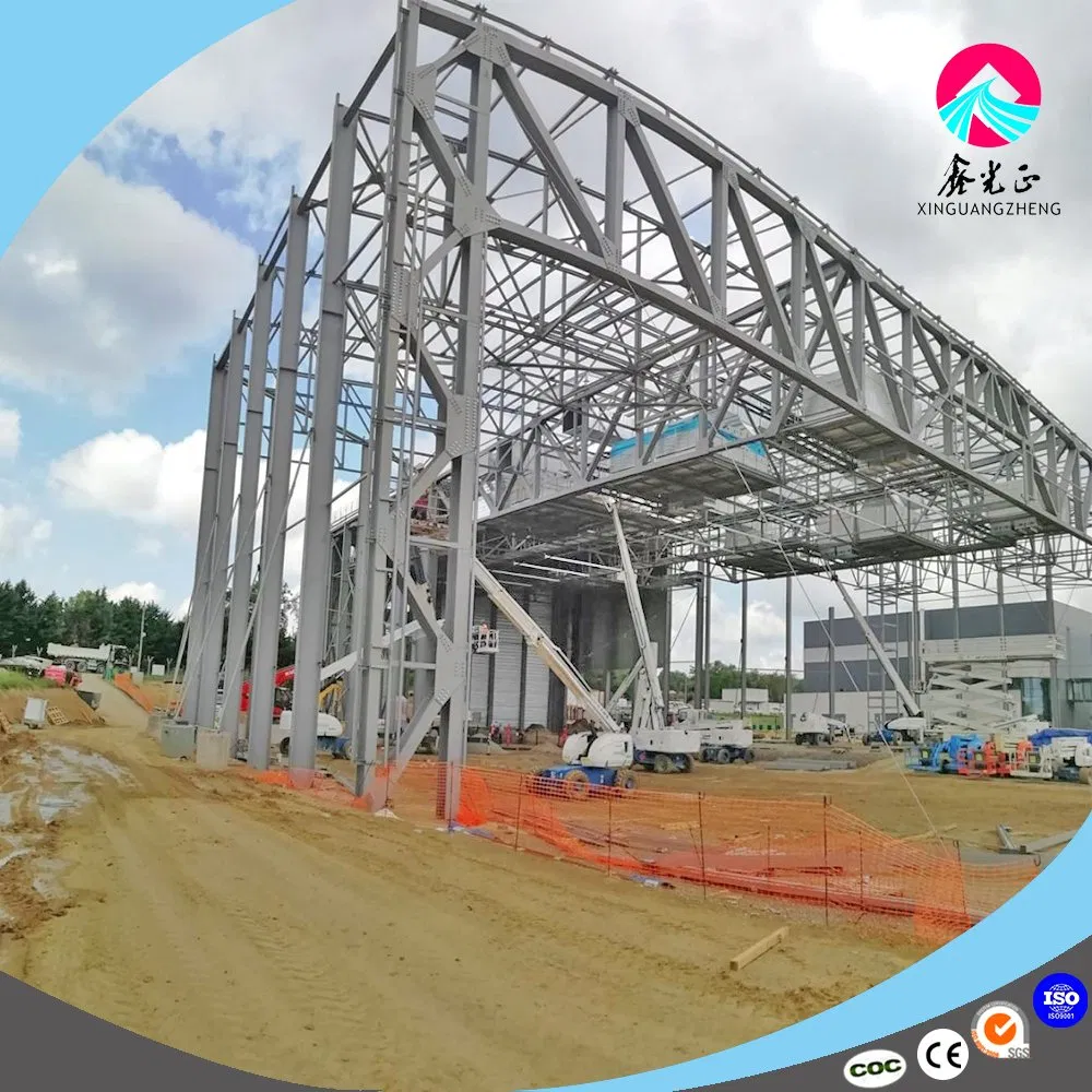 Prefab Light Metal Construction Steel Structure Prefabricated Broiler Products Processing Plant