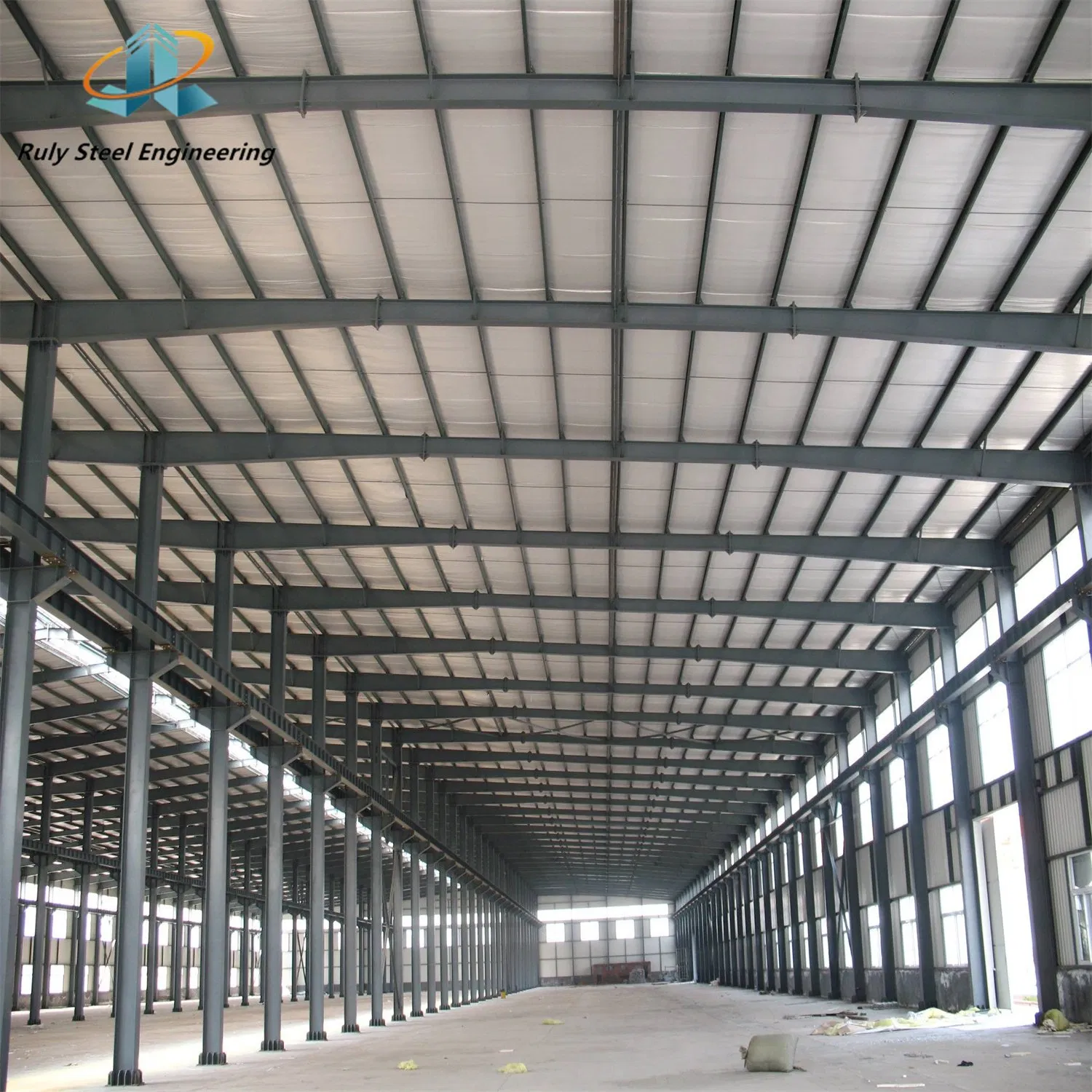 Tanzania 25*40 Steel Structure Cement Production Workshop