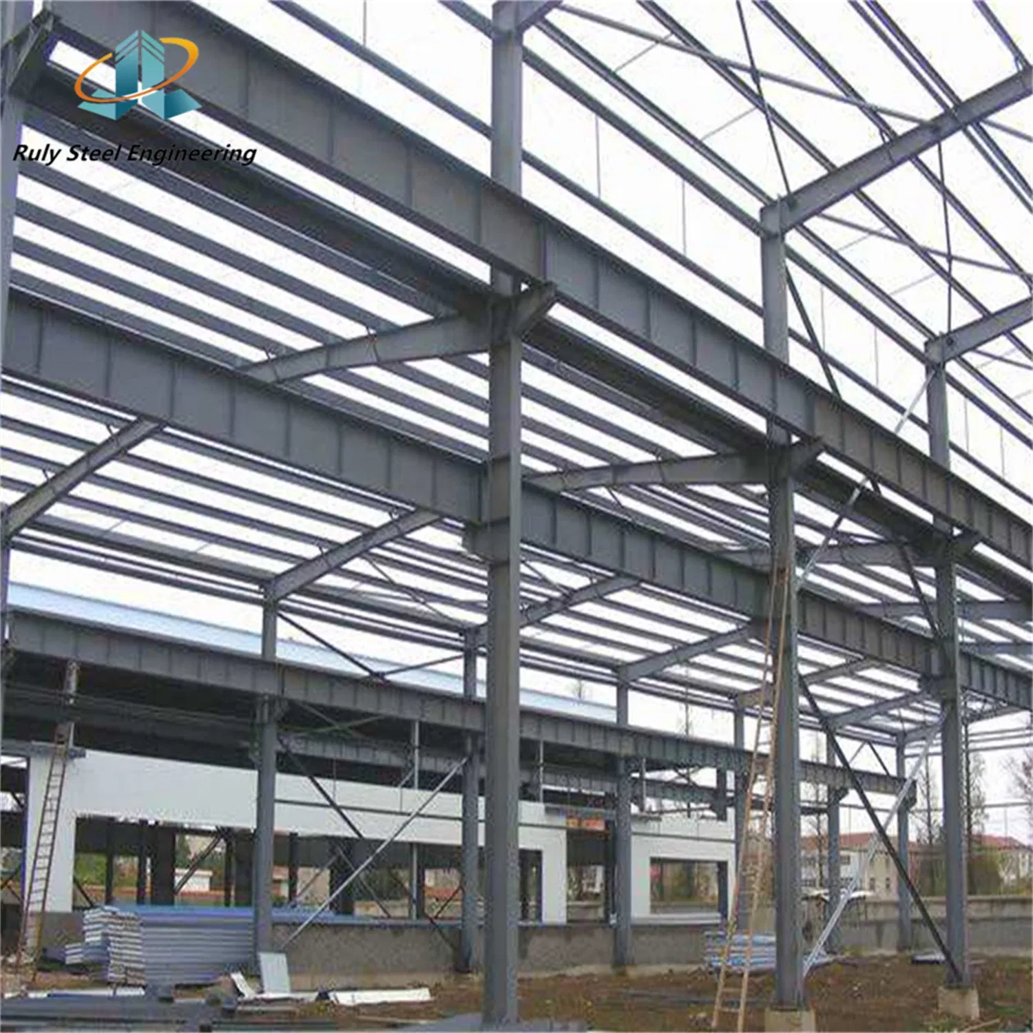 Large-Span Galvanized Steel Structure Pulp Processing Plant