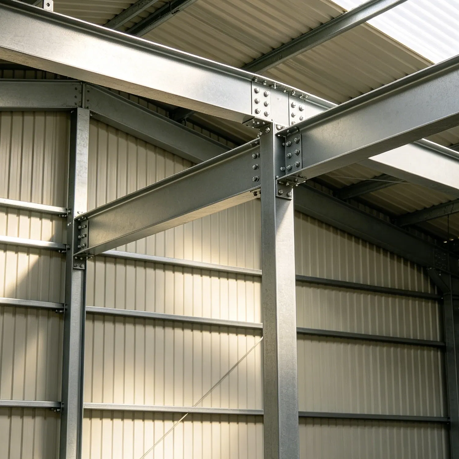 Advanced Prefabricated Low Carbon H Beam Light Steel Structure Workshop for Enhanced Dairy Production