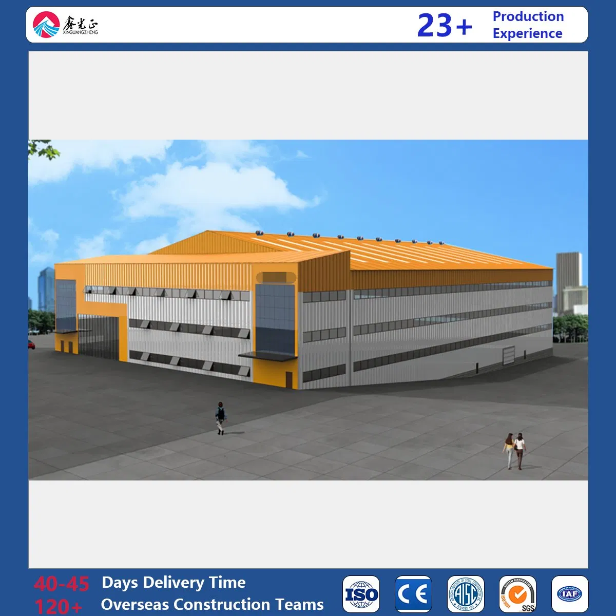 Custom Industrial Light Steel Structure Warehouse Building for Factory Workshop