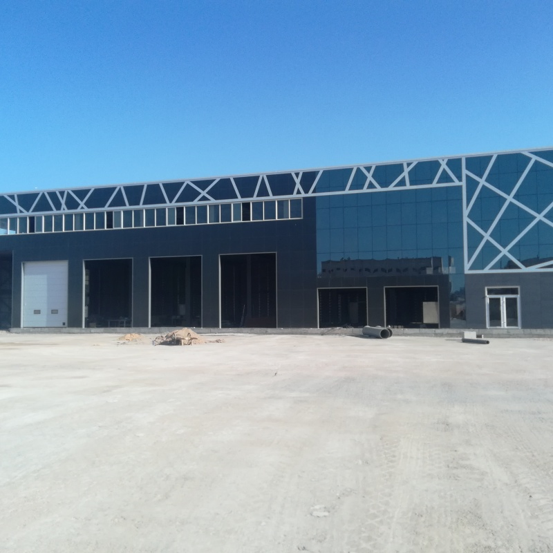 Industrial Steel Structure Building with Clear Span Frame and Durable Roofing