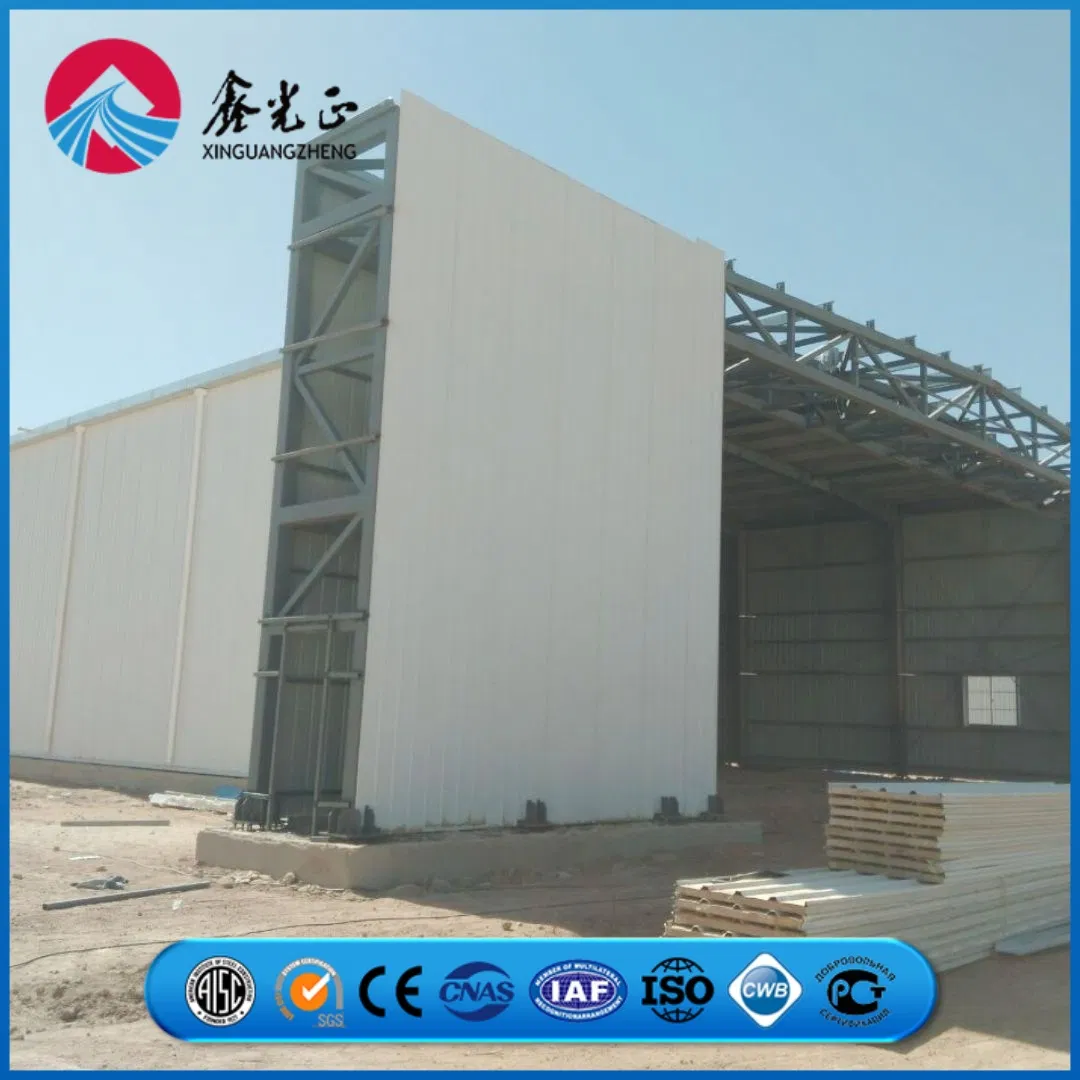 Large Capacity Storage Functional Aviation Building Prefabricated Steel Structure Aircraft Hangar