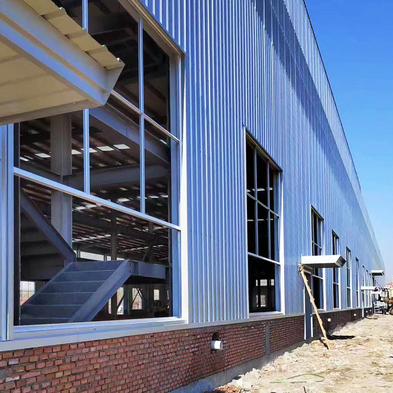 Soundproof Steel Structure Workshop for Noisy Industrial Production Areas