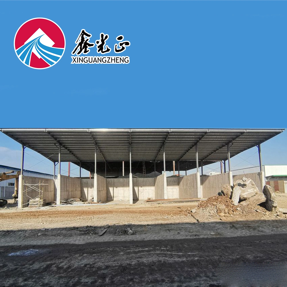 Algeria Q355b Warehouse Steel Structure Hangar Ceramic Factory Prefabricated Building