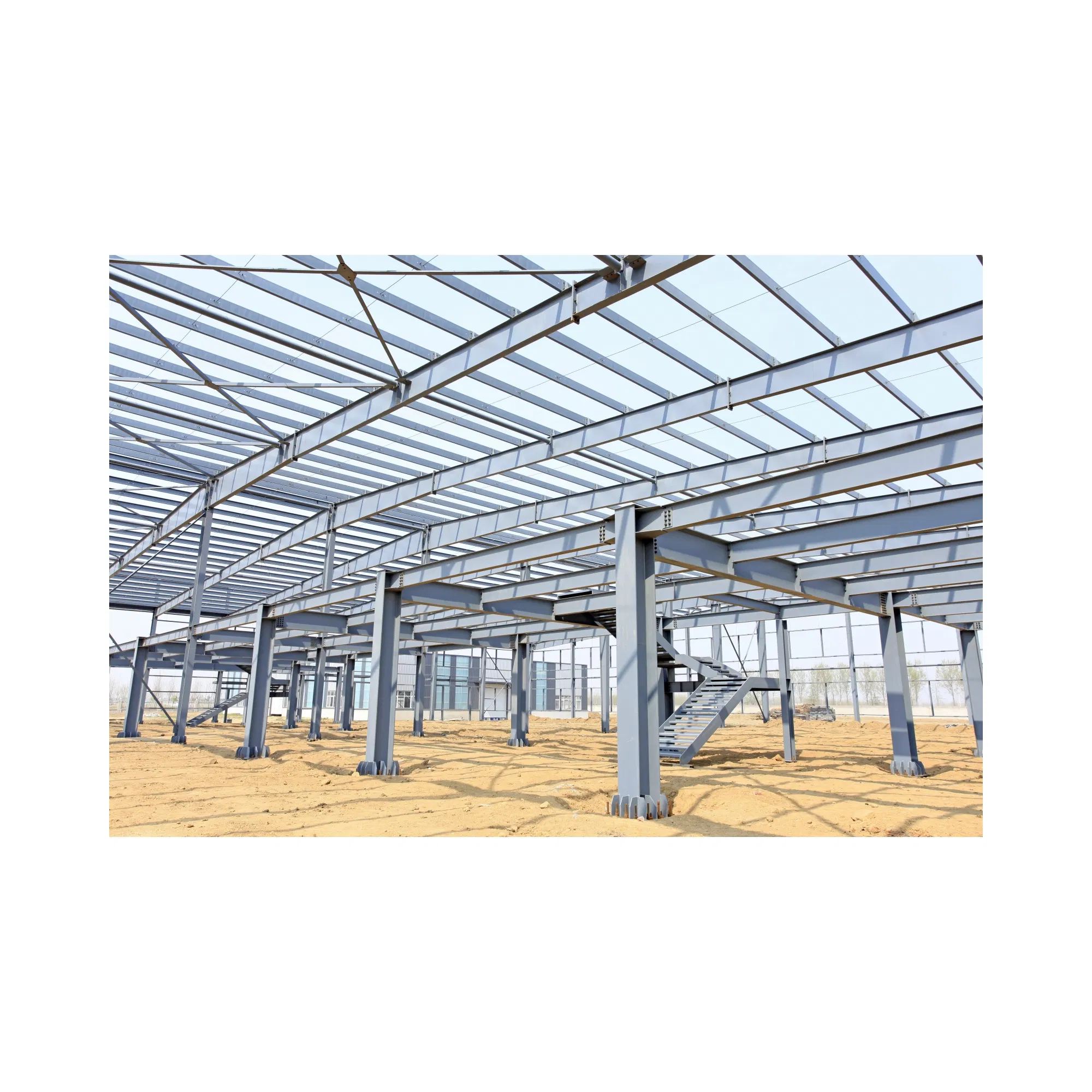 Prefabricated Steel Structure Factory for Mechanical Production or Electric Power Workshop
