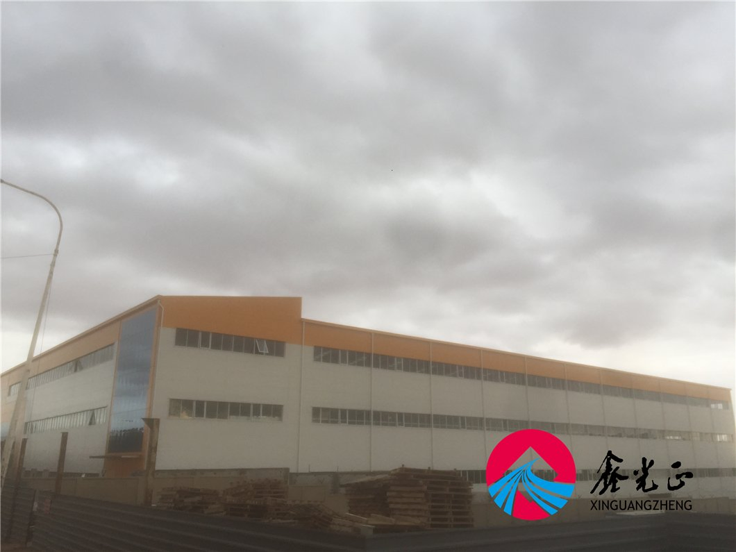 Algeria Free Design Prefabricated Steel Structure Workshop Warehouse Building Sample Customization