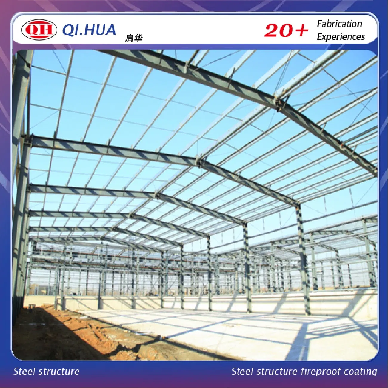 Low Cost Factory Direct Prefab Steel Frame Warehouse Metal Building for Workshop Hangar
