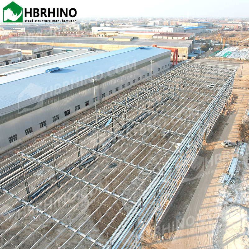 Galvanized Steel Prefab Cold Storage Building Turnkey Heavy Workshop Plant Structure Workshops Plants Prefab Light Workshop