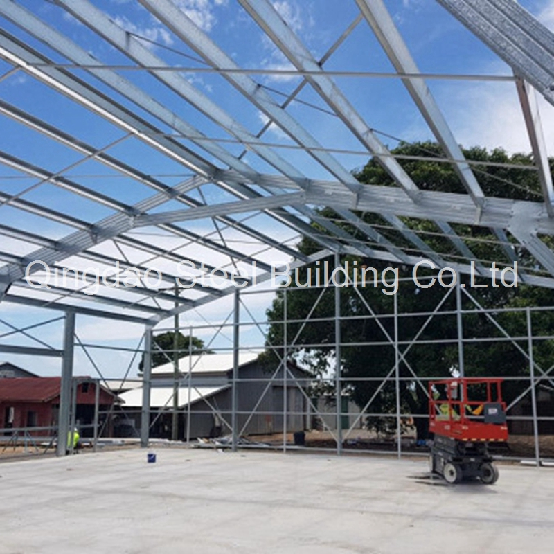 CE Prefabricated Steel Structure Agricultural Farm Storage Shed Workshop Warehouse Construction Building