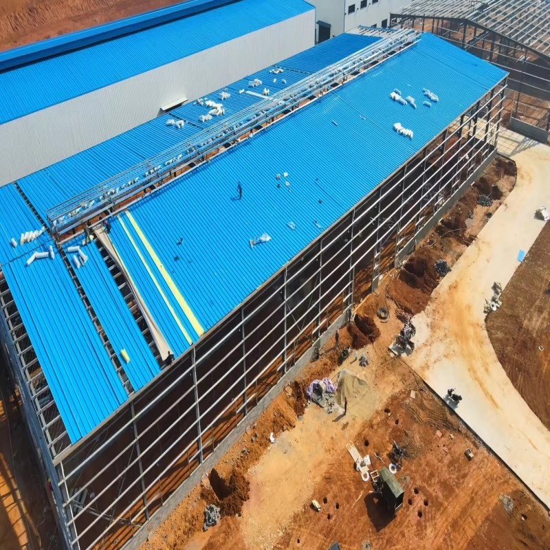 Multi Span Industrial Steel Pre-Engineered Buildings for Warehouse Factory Workshop and Godown