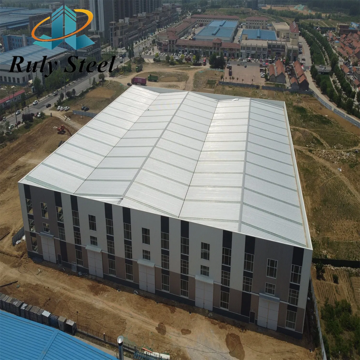 Multi-Span Steel Structure Buildings/Modern Industrial Prefab Steel Structures
