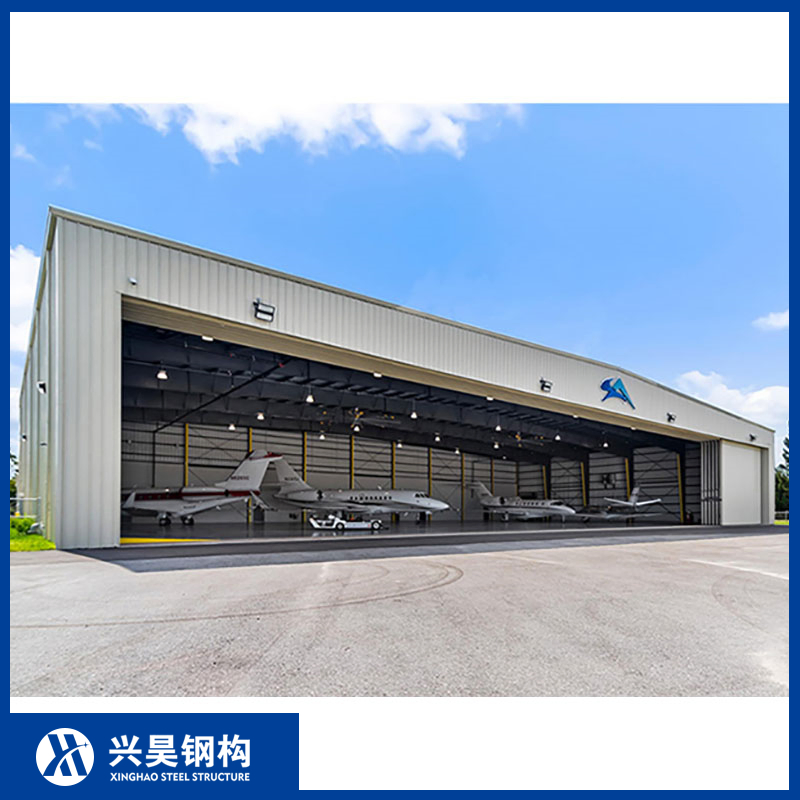 Customized Prefabricated Steel Structure Building Aircraft Hangar for Car Showroom and Train Station and Hangar and Bridge and Stadium