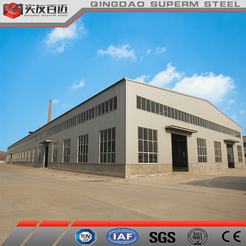 Customized Light Steel Structure Prefabricated Assembly Modular Metal Hangar Workshop Warehouse Building