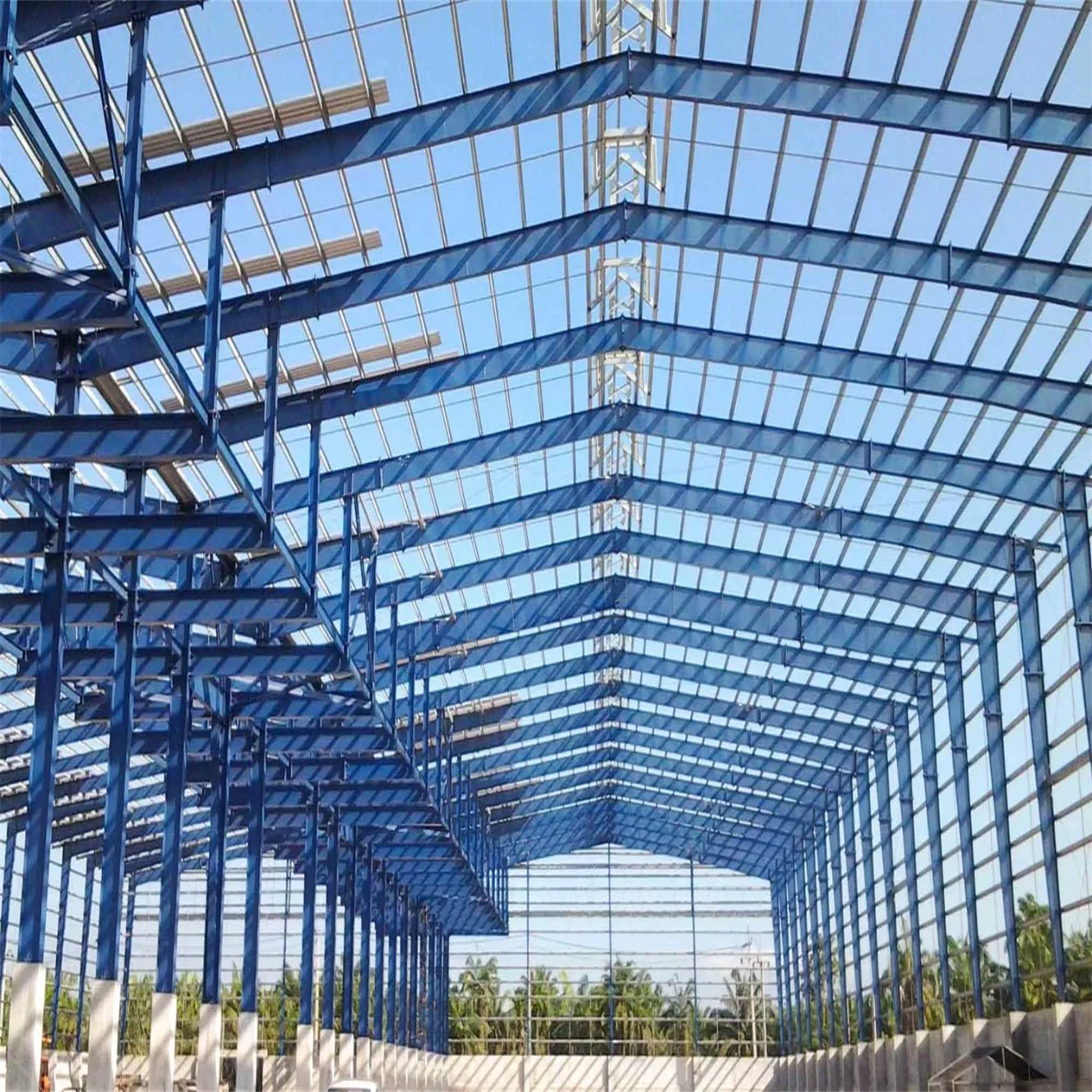 Customized Steel Building Prefab Steel Structure Workshop for Industrial Production Use