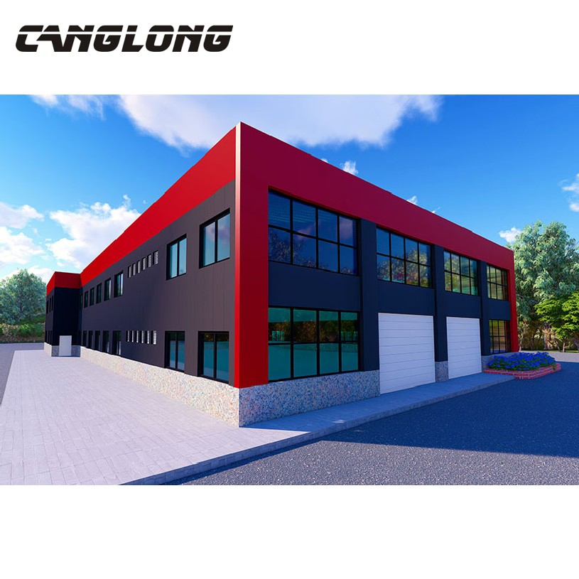 Prefabricated Steel Structure Framework Warehouse Buildings for Steel Profiles Construction with Bolted Joints