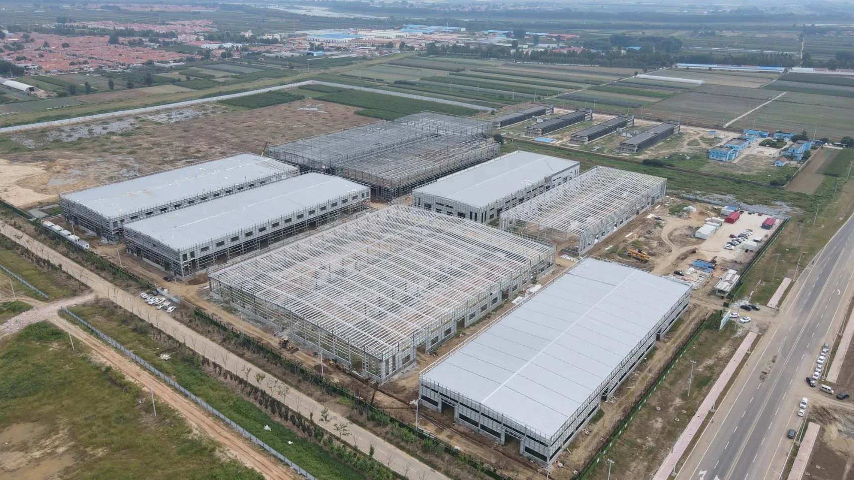 Steel Structural Industrial Facility Infrastructure Hangar Building Development Construction