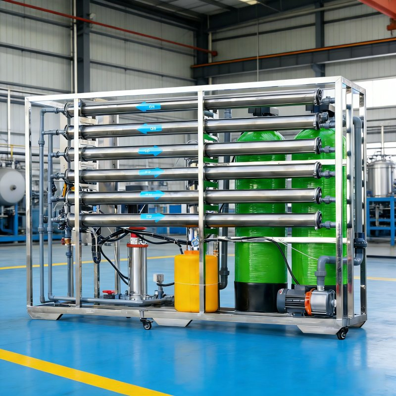 3000lph Industrial Reverse Osmosis System Large Flow RO Water Filtration Plant Mobile Design Factory Price Durable for Drinking Water RO Treatment Plant
