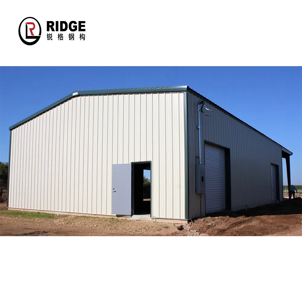 Prefab Sheds Garage Barn Hall Warehouse Farm Commercial Building Steel Structure Material Price