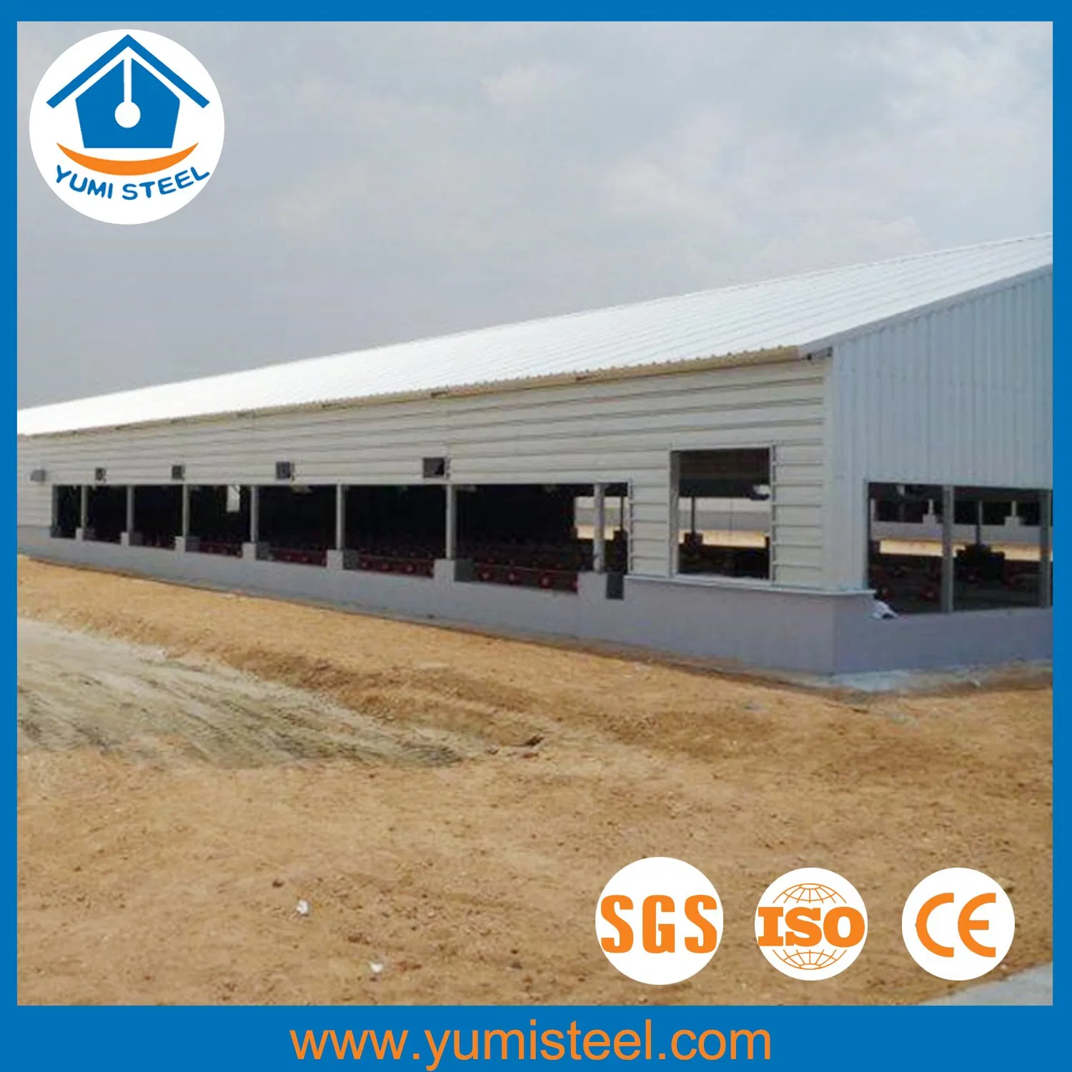 China Prefabricated Agricultural Steel Buildings for Poultry/Barns/Storage with Best Price