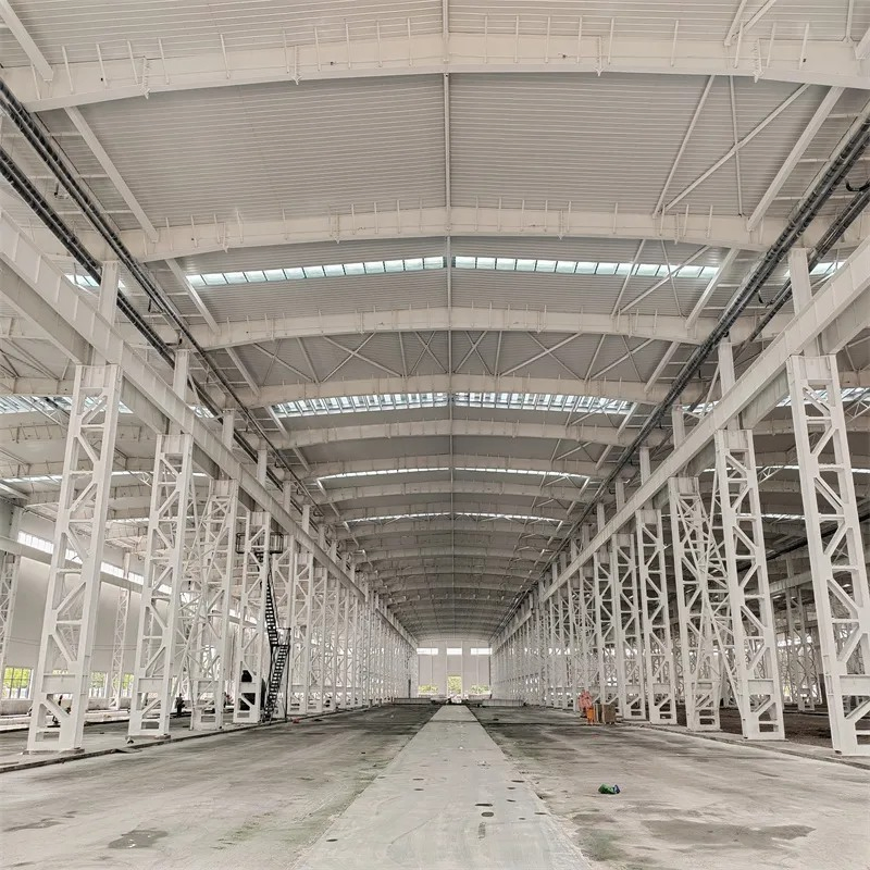 Prefabricated Steel Structure Construction High Rise Pre Engineered Warehouse Building Prefab Industrial Metal Building China Factory Price