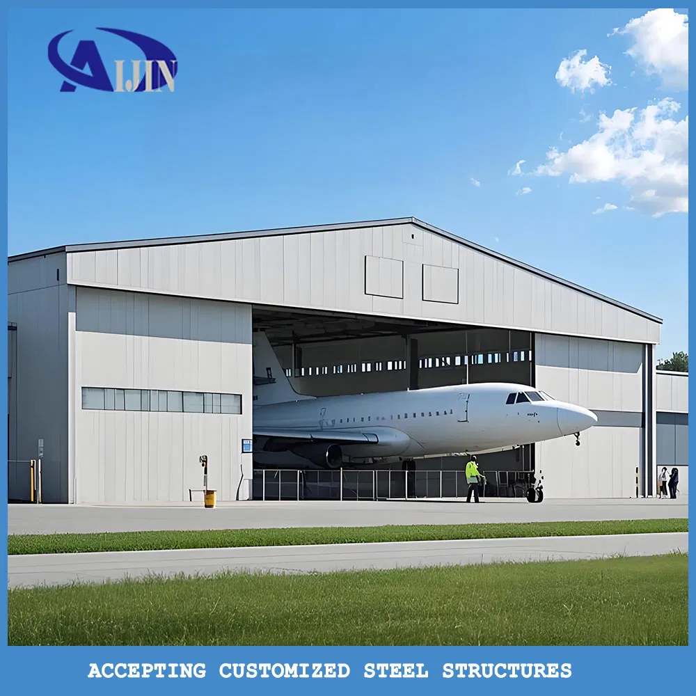 Customizable Durable Steel Aircraft Hangar, Clear Span Hangar Storage Facility for Maintenance Workshop