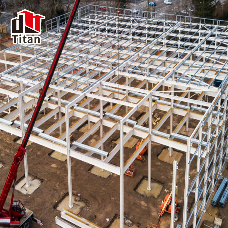 Reliable Professional Industrial Logistics Storage Distribution Center Metal Frame Modular Prefabricated Steel Structure Workshop for Quick Assembly Durability