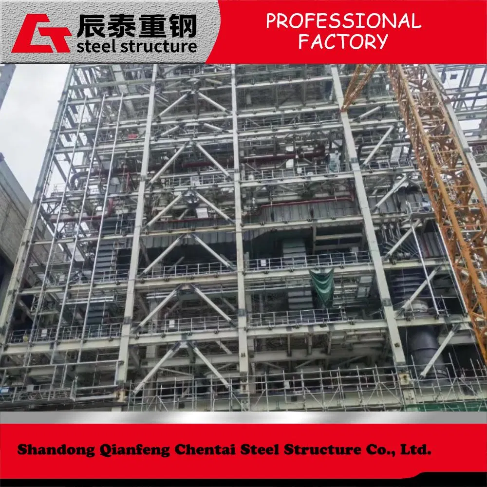 Prefabricated Multi-Storey Long-Span Metal Structure Steel Structure Building Is Used for Industrial Processing Factory Plant Warehouse