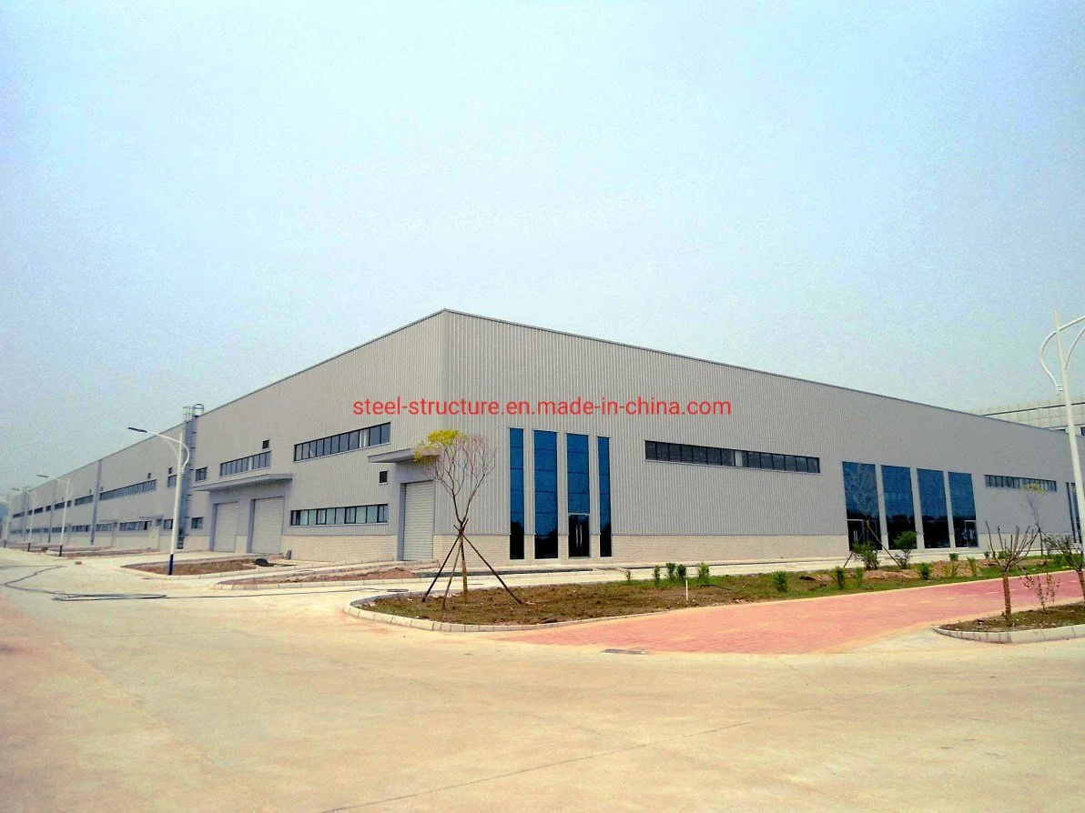 Customized Prefabricated Engineered Steel Structure Workshop Warehouse Hangar Showroom Supermarket Building