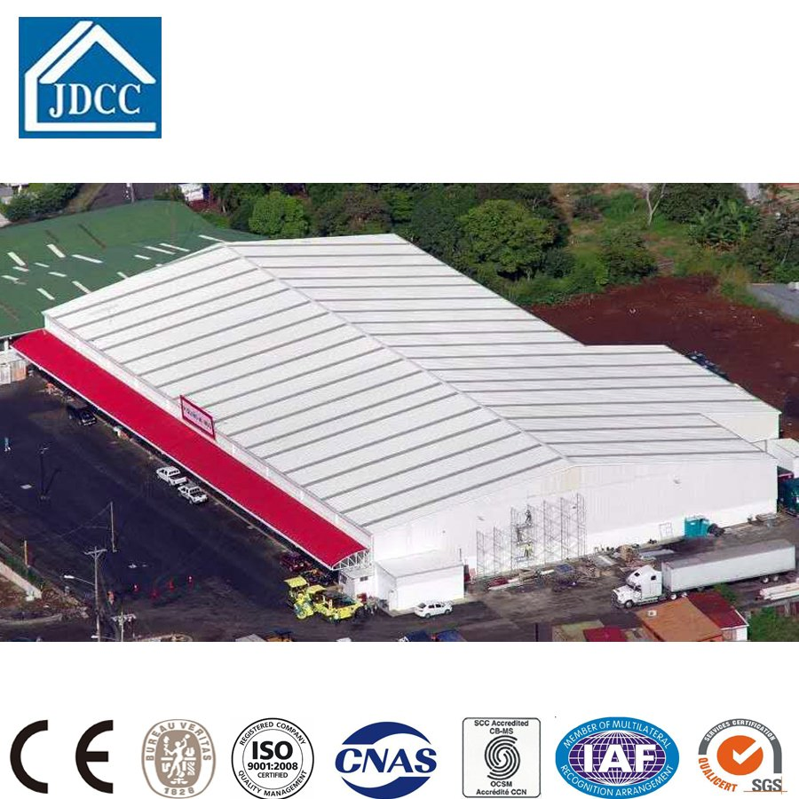 New Deign Prefabricated Light Steel Frame Structure Shopping Mall Shopping Center