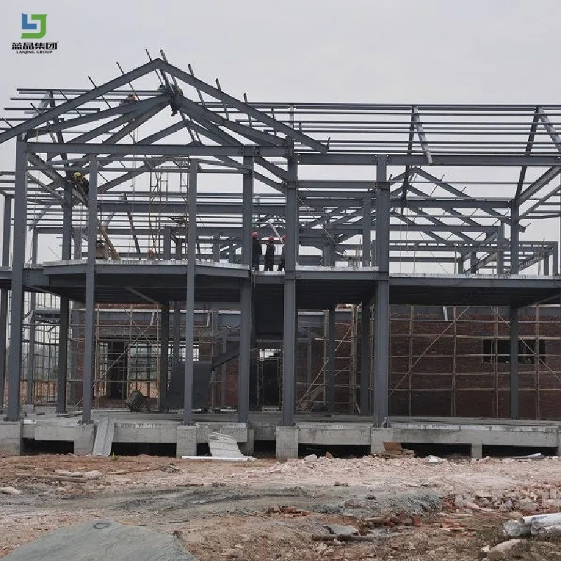 Chinese Prefabricated Steel Structure Home Villa House Building Warehouse Cold Storage Prefab House Custom Construction Building