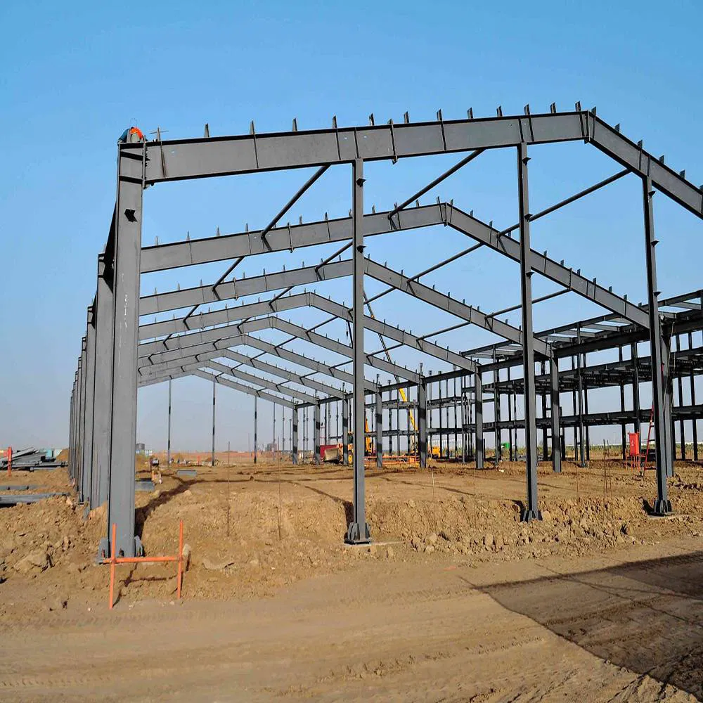 Roof Truss Metal Frame Steel Structure Workshop Prefabricated Building for Industry