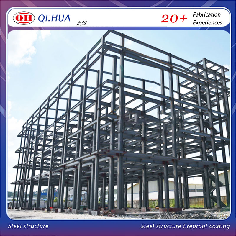 Multi Storey Prefab Building Steel Structure for Commercial and Industrial Use