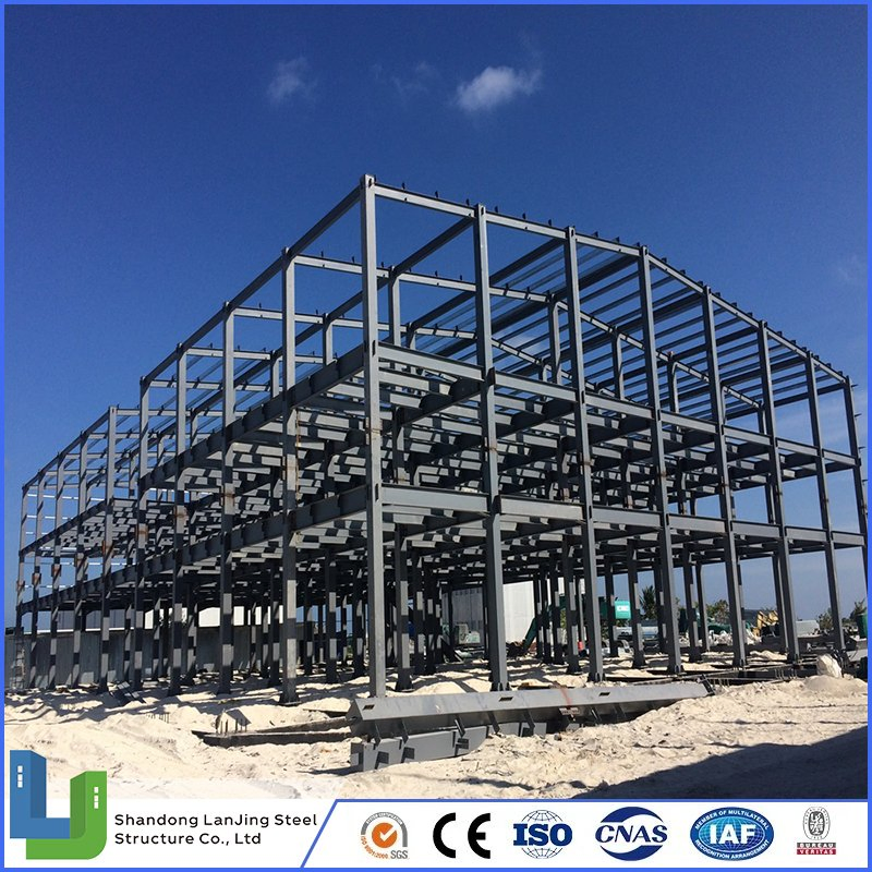 Prefabricated Steel Structure Construction Industrial Building for Warehouse Workshop Hanagr Garage Steel Structure Homes
