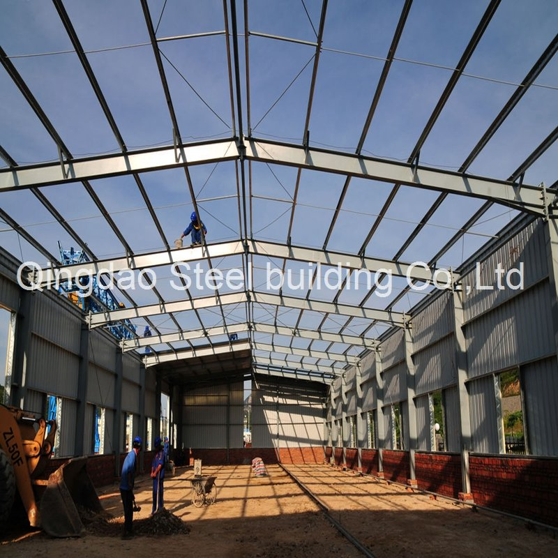 Hot DIP Galvanized Prefabricated Steel Structure Frame Warehouse Workshop Shed Hangar Building