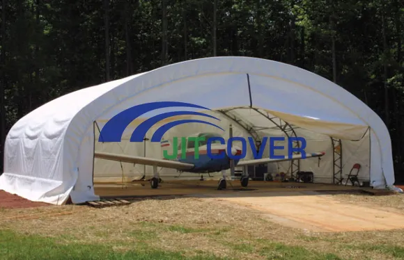 Aircraft Hangar View 1