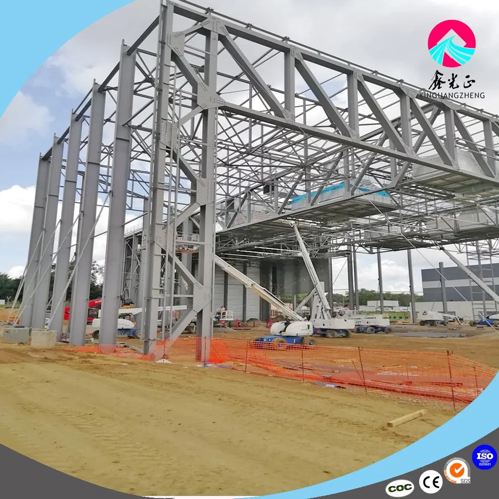 Prefab Light Metal Construction Steel Structure Prefabricated Broiler Products Processing Plant