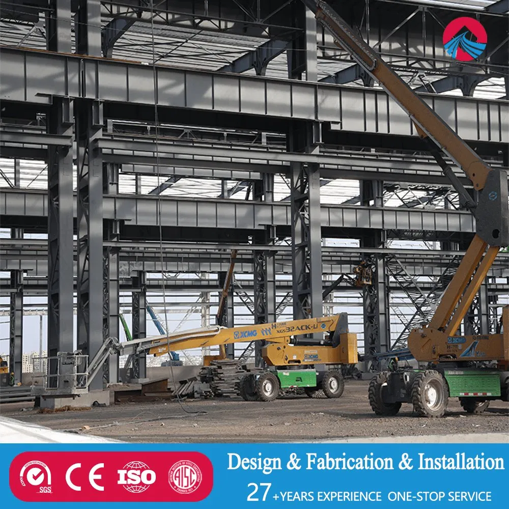 Prefabricated Industrial Factory Warehouse Metal Frame Pre Engineered Modular Steel Structure Buildings