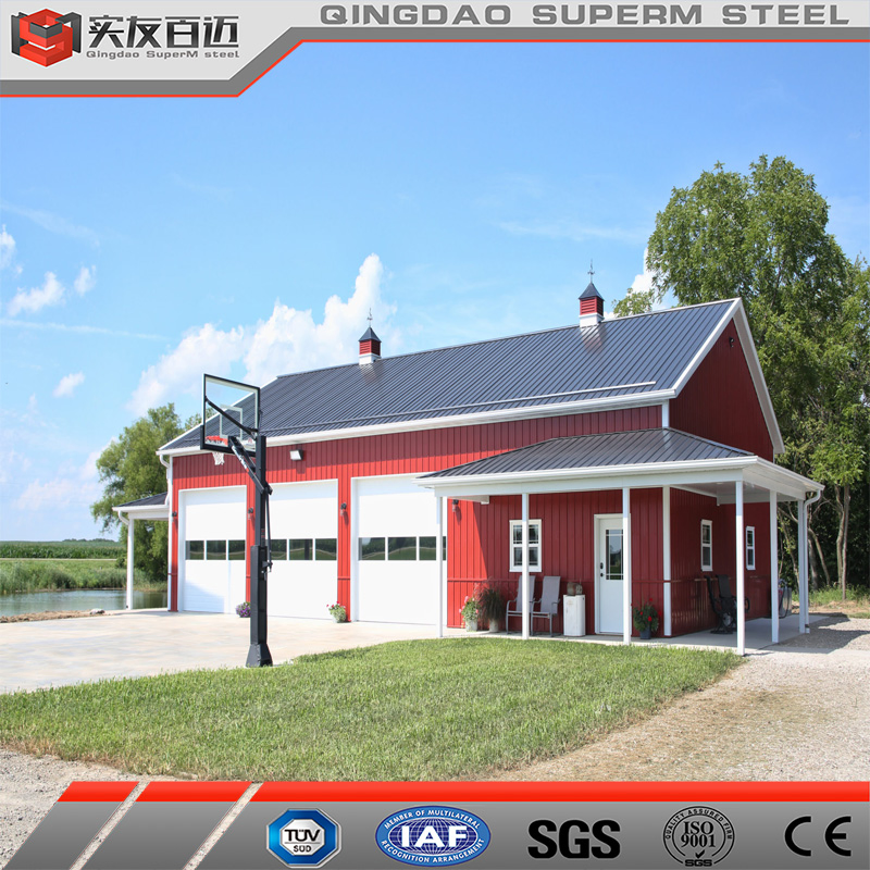 Prefab Building Agricultural Building Light Steel Structure Frame Storage Warehouse Sheds Barndominium Kits