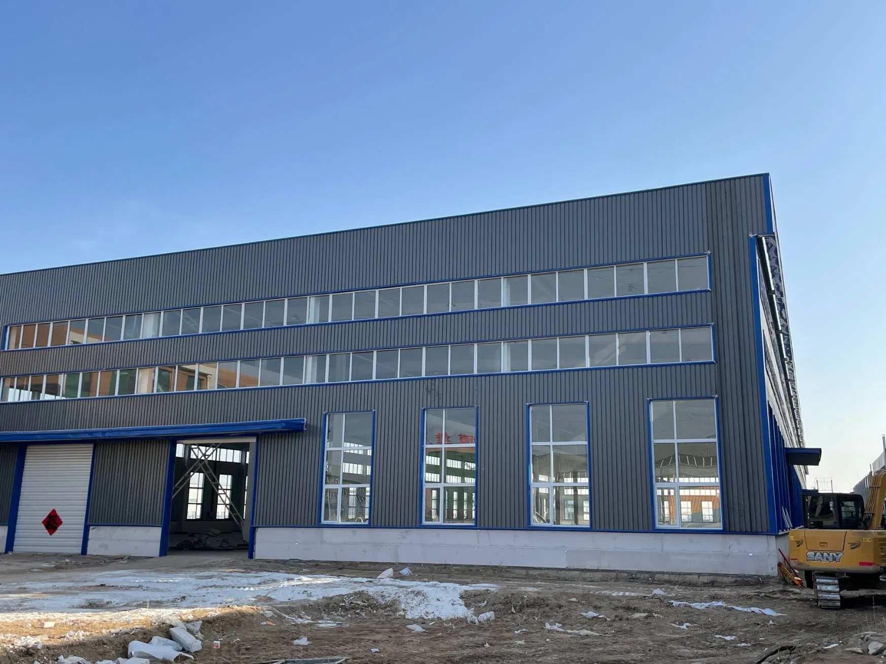 High Strength Carbon Steel Prefabricated Metal Frame Steel Structure Building Cold Storage/Warehouse