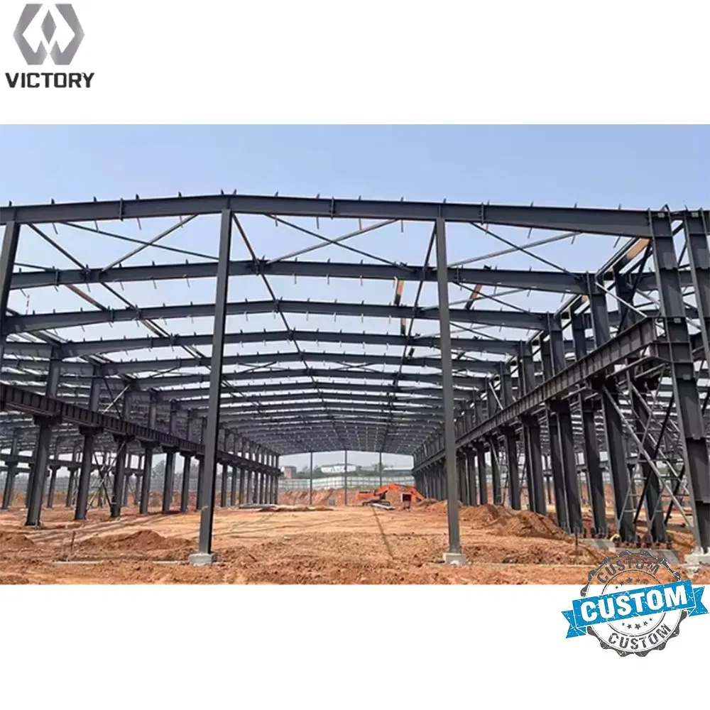 Prefab Steel Structure Warehouse High Quality H Steel Materials Steel Structure Building