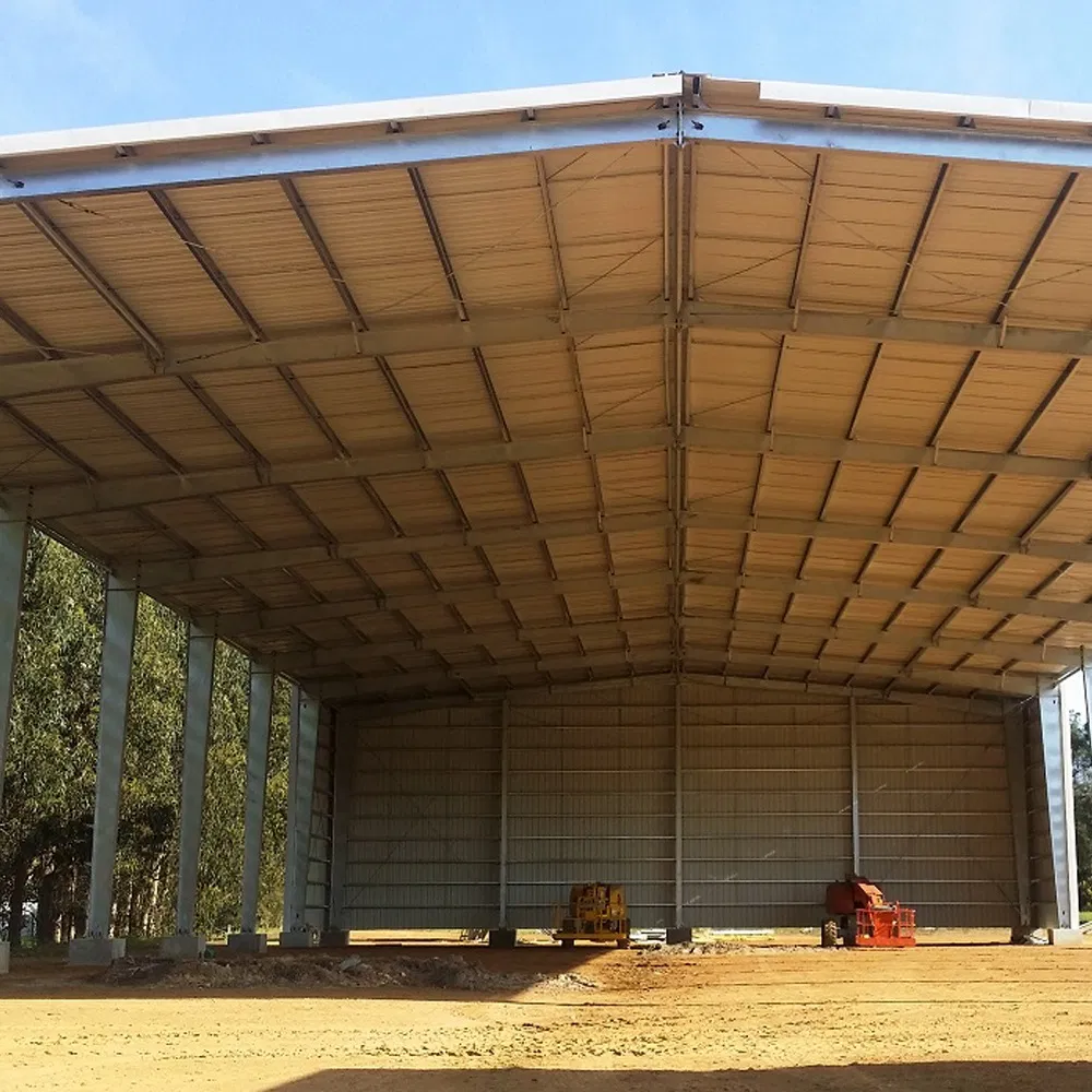 Pre Engineered China Manufacture Fabricated Light Steel Structure Constructions Frame Factory Workshop Warehouse Building