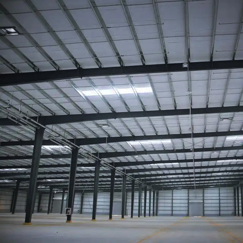 Multi-Storey Steel Storage Facility with Customizable Size and Color Options