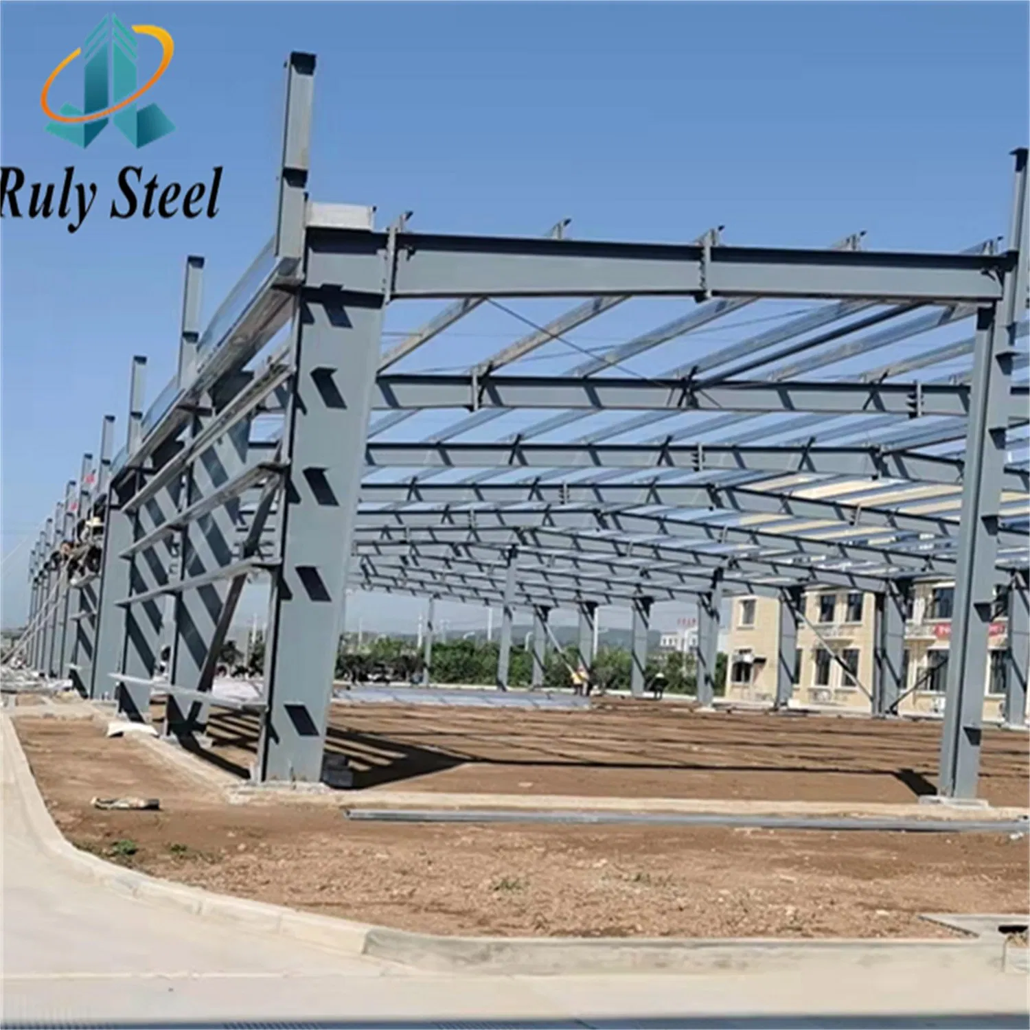 Prefabricated Metal Structure Building Construction Steel Logistics Center