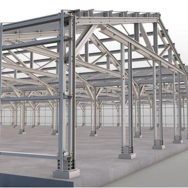 Industrial Steel Structure Factory Workshop Prefabricated Warehouse Building Metal Frame Building