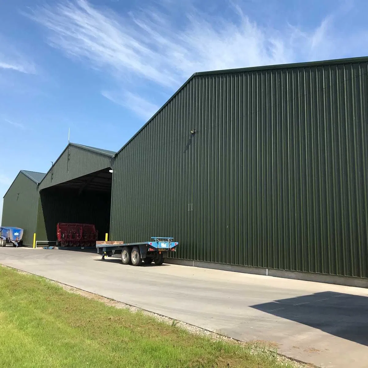 Steel Structure Prefab Galvanized Metal Building for Industrial Multi Span Warehouse Workshop